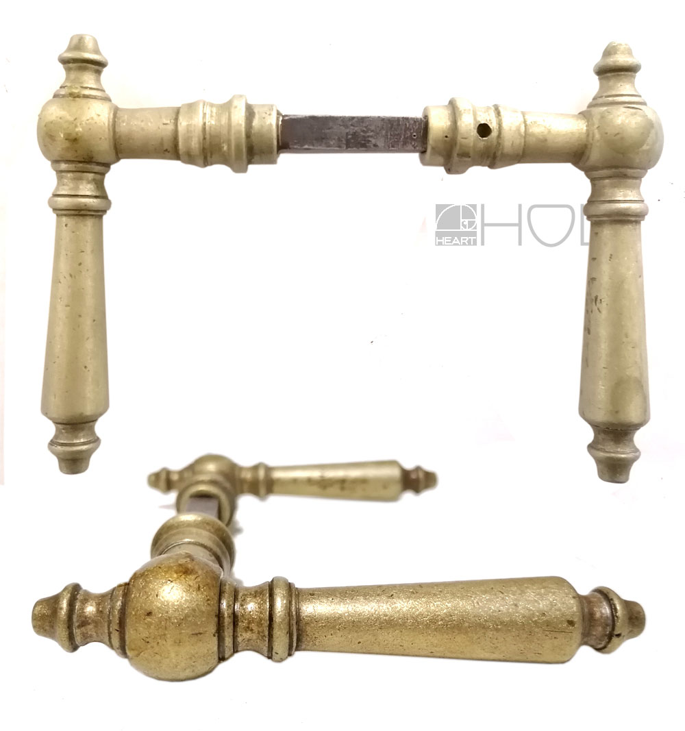 Türdrücker antik Kugel alt Türklinken 10er Vk Messing