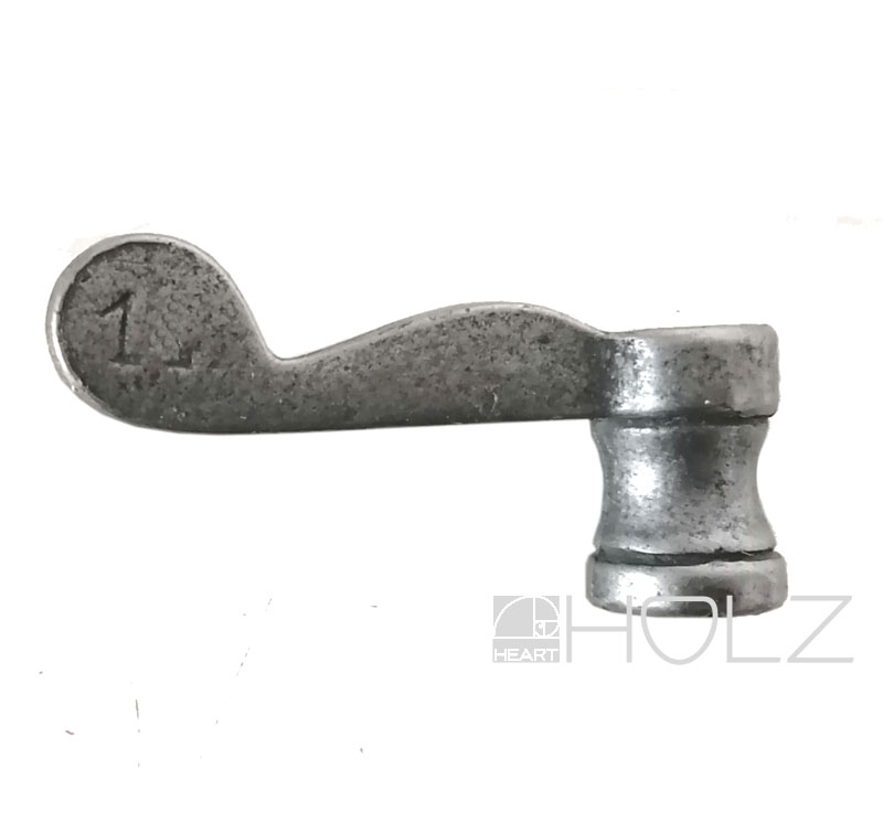 Vorreiber alt Fensterreiber antik Gusseisen Klemmhöhe 12 mm