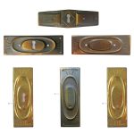 Möbel antik Jugendstil Avantgarde Griffplatten Schubladengriff Schlüsselschild