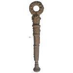 Bronze antik 25cm 660gr. Teil einer Lampe etc.