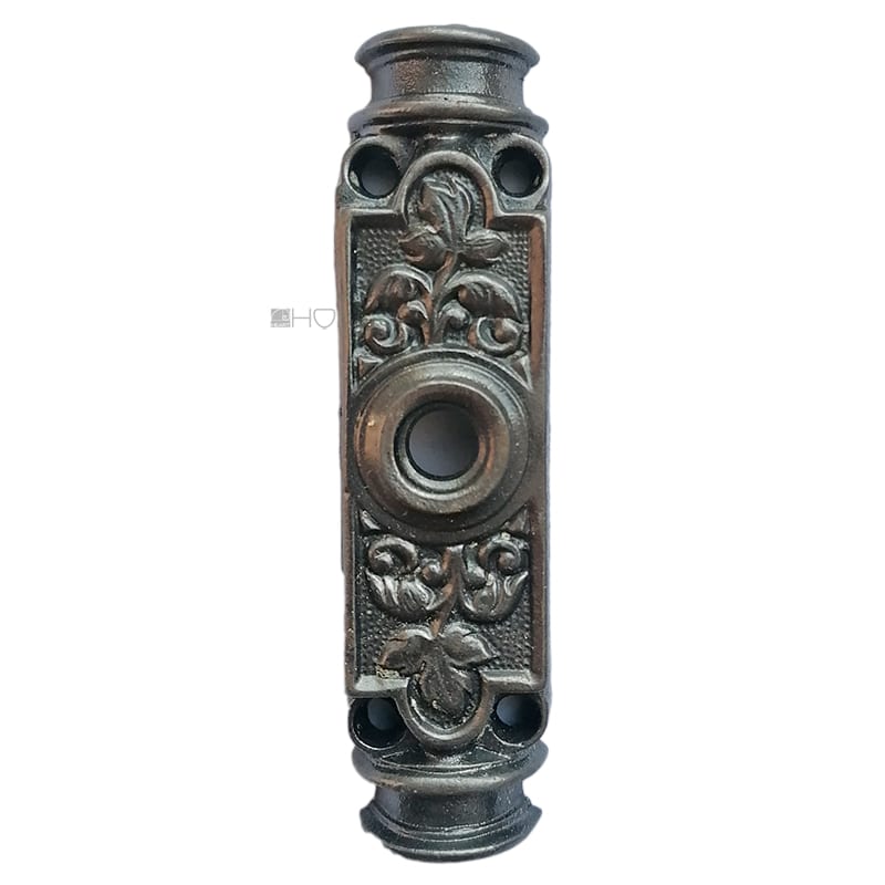 Basküle Fenstergetriebe antik Kasten alt floral 117mm Links Einreiber