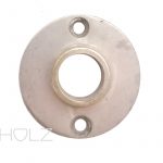 Bauhaus Drückerrosette rund alt Türdrücker 1920er Rosette vernickelt 16.3 mm