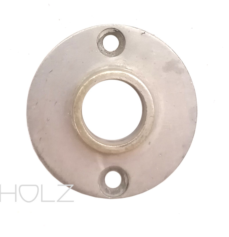 Bauhaus Drückerrosette rund alt Türdrücker 1920er Rosette vernickelt 16.3 mm Bauhaus Drückerrosette rund alt Türdrücker 1920er Rosette vernickelt 16.3 mm
