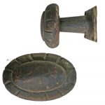 Massiver Bronze Türknauf antik alt schwer 800gr.
