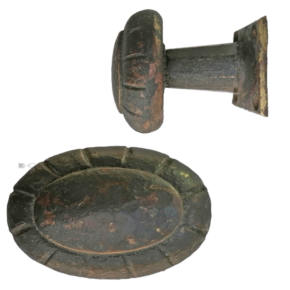 Massiver Bronze Türknauf antik alt schwer 800gr.
