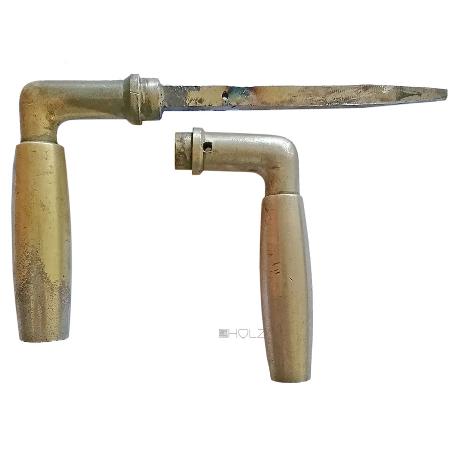 Türdrücker Bauhaus Messing vernickelt Türklinken Tonne 16.2-17.8mm 9er Vk