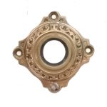Drückerrosette antik Rocaille Messing alt Türklinke Türdrücker 15.7 mm
