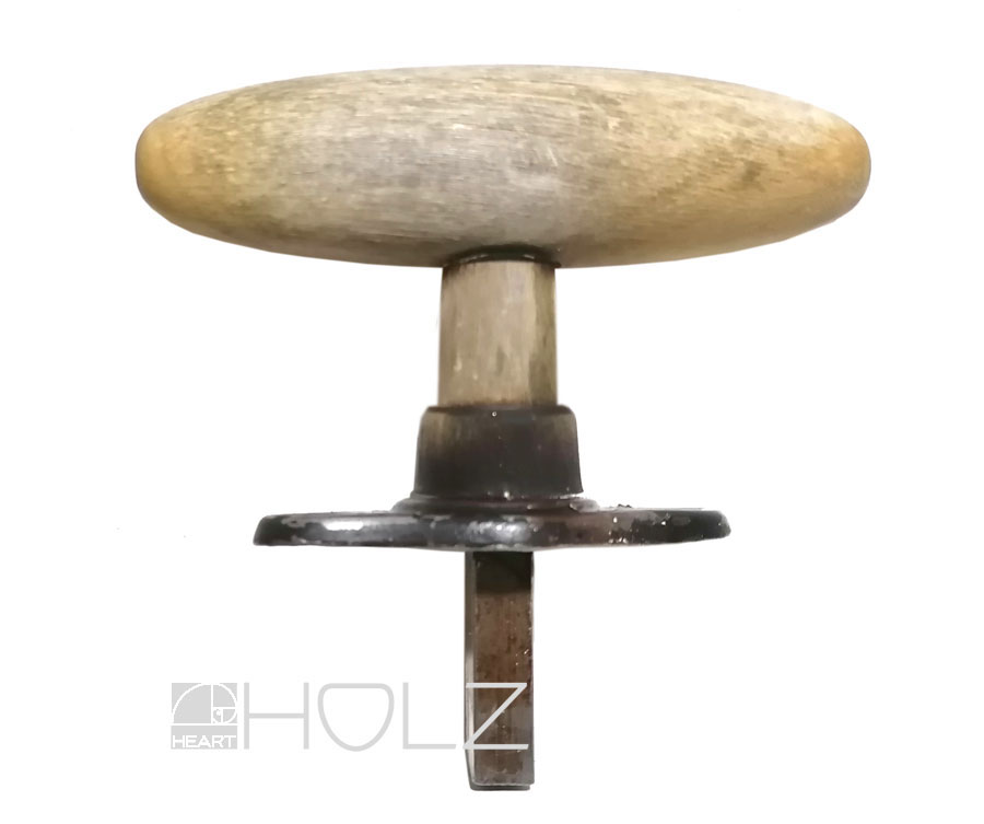 Fensterolive Horn antik Fenstergriff alt Hornolive Fensterknebel mit Vierkant