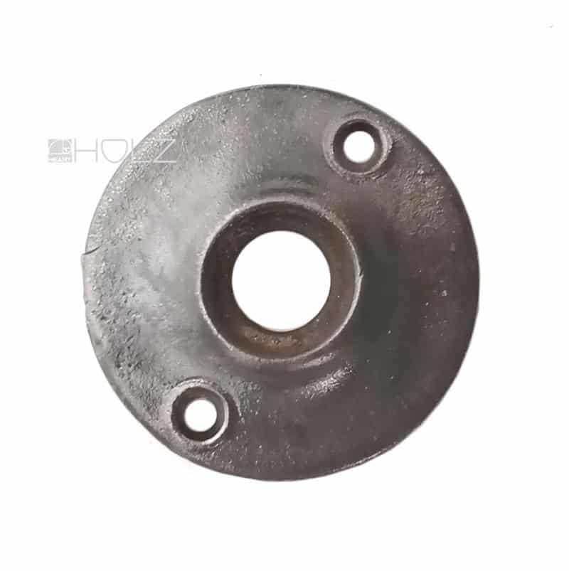 Knaufrosette antik Gusseisen Rosette Türknauf Drehgriff alt 16.5 mm