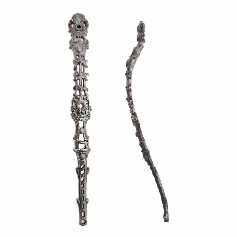 Gusseisen Möbel Beschläge antik Beinbeschlag alt 42cm lang