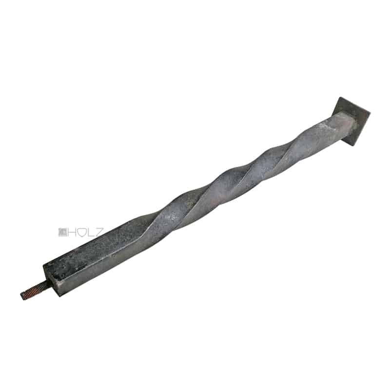 Stahl Stütze Säule gewunden gedreht 3x3-56cm