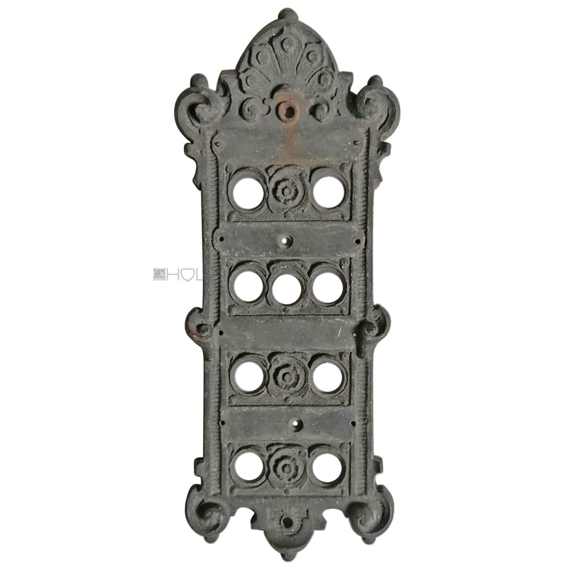 Haus Klingel antik Bronze Platte Gründerzeit alt 25cm