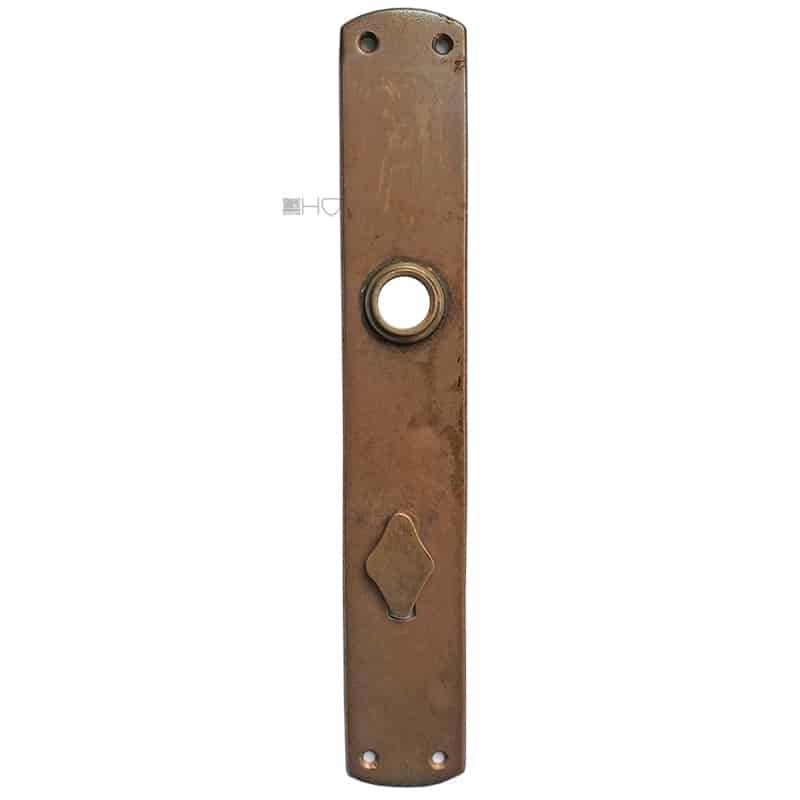 Tür Langschild Avantgarde alt Türdrücker halbrund 40x251-18.4x87