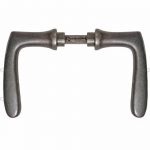 Türdrücker 1920 Eisen Avantgarde alt Türklinken 18.7mm 9er Vk