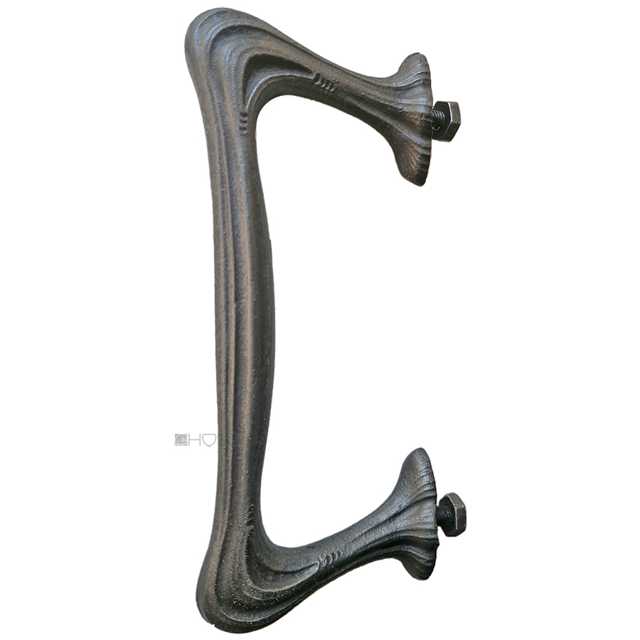 Türgriff Stoßgriff antik Gusseisen Jugendstil alt 16cm