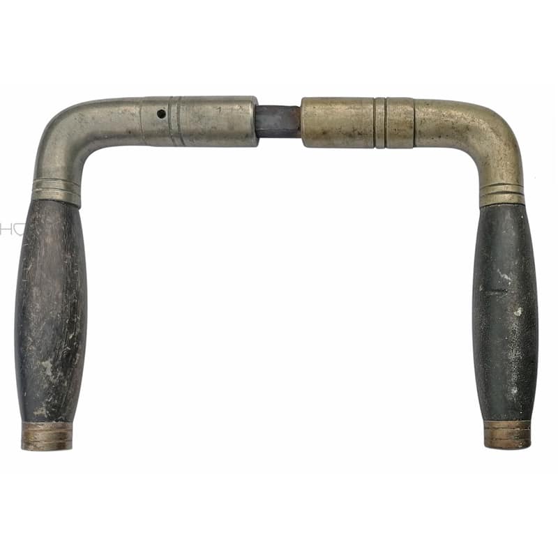 Türdrücker Jugendstil Avantgarde Tonne vernickelt alt 15.8mm 8er Vk