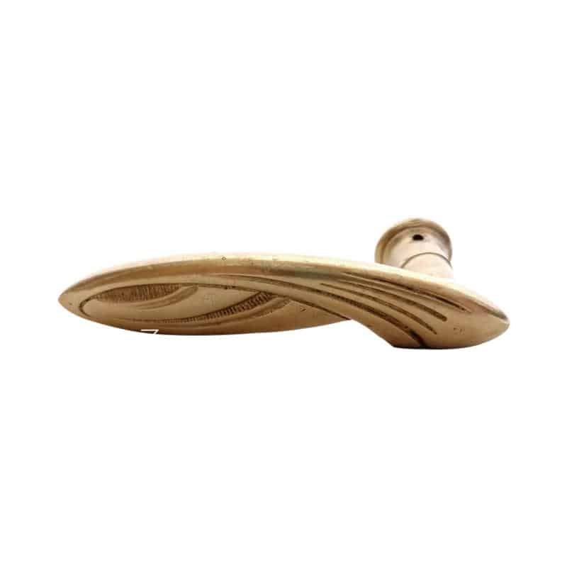 Jugendstil Türdrücker Messing Türklinke floral alt 16.8 mm 10er Vk