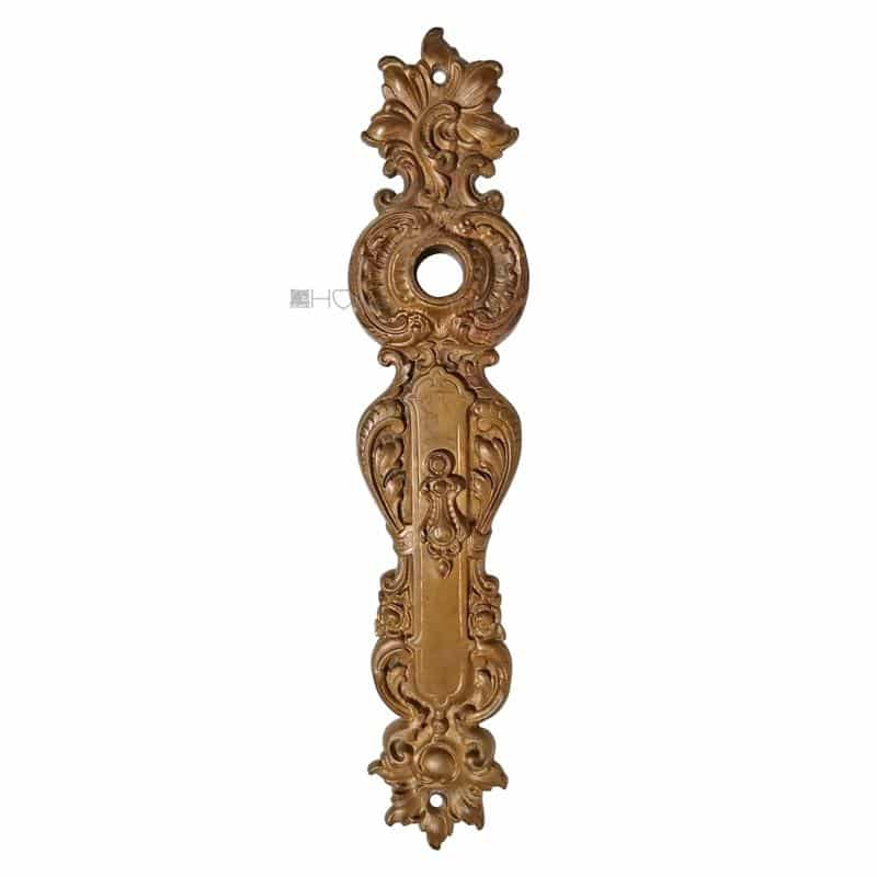 Langschild antik Neo Barock Türdrücker alt 17.1mm 78