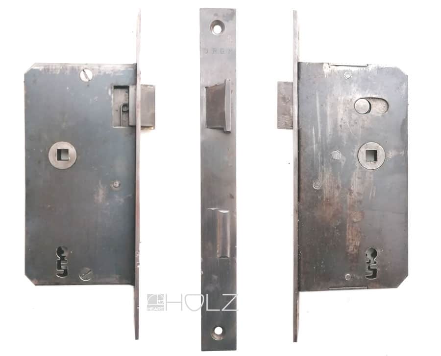 Einsteckschloss alt Tür links Bauhaus 1930er 55mm Dornmaß 8er Vk 72 mm Einsteckschloss alt Tür links Bauhaus 1930er 55mm Dornmaß 8er Vk 72 mm