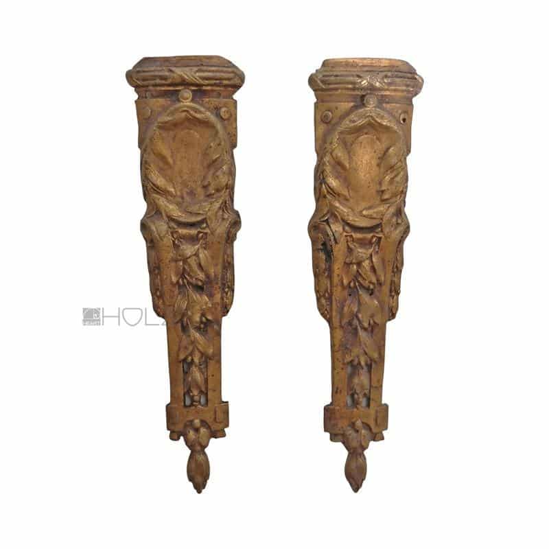 Drückergarnitur antik Jugendstil Messing Repro Türgriffe Türdrücker 72 mm