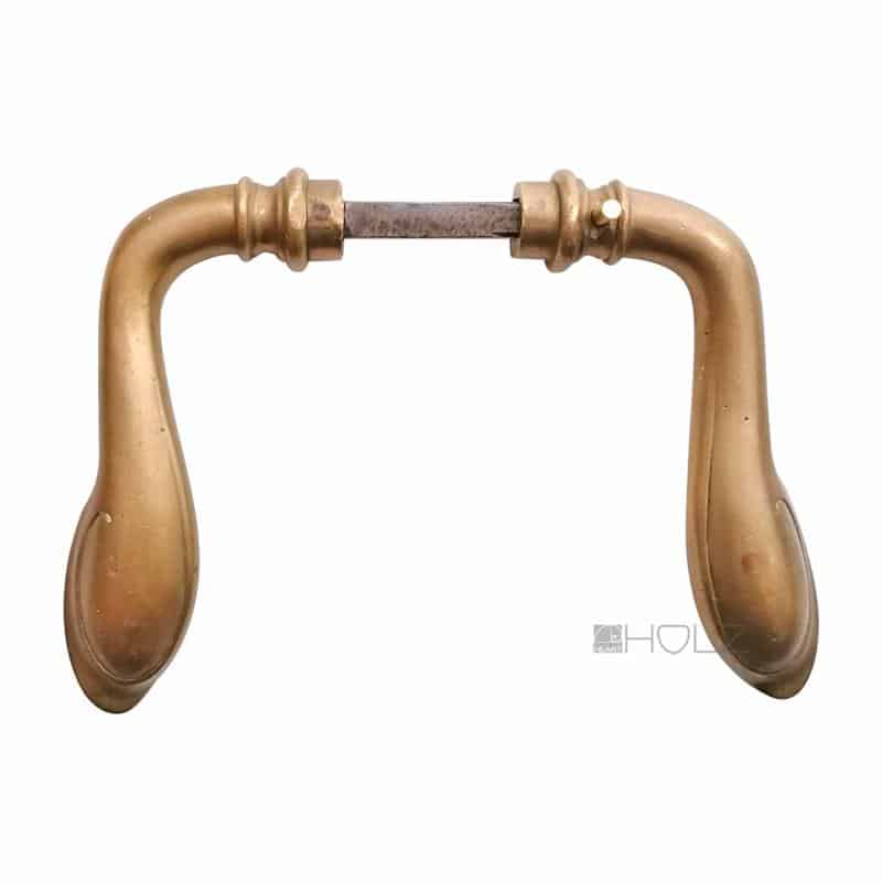Jugendstil Türdrücker antik Welle Becher Türklinken alt Messing 8er Vk Jugendstil Türdrücker antik Welle Becher Türklinken alt Messing 8er Vk