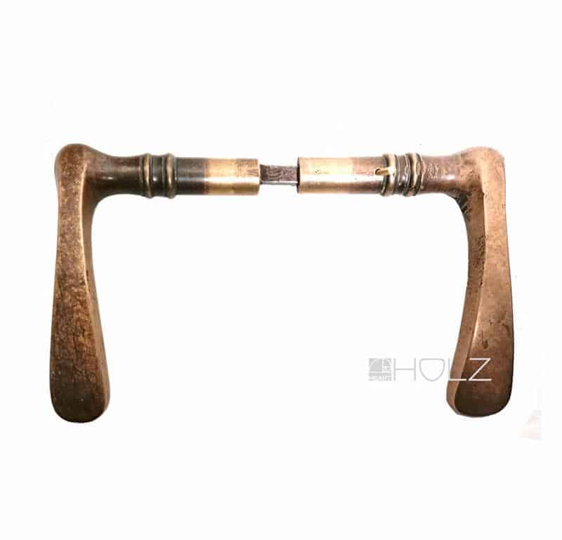 Bronze Türdrücker Jugendstil antik große Türklinken alt 8er Vk Bronze Türdrücker Jugendstil antik große Türklinken alt 8er Vk