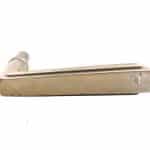 Türdrücker Bauhaus 1920 Türklinke Messing vernickelt alt 16.9 mm 10er Vk