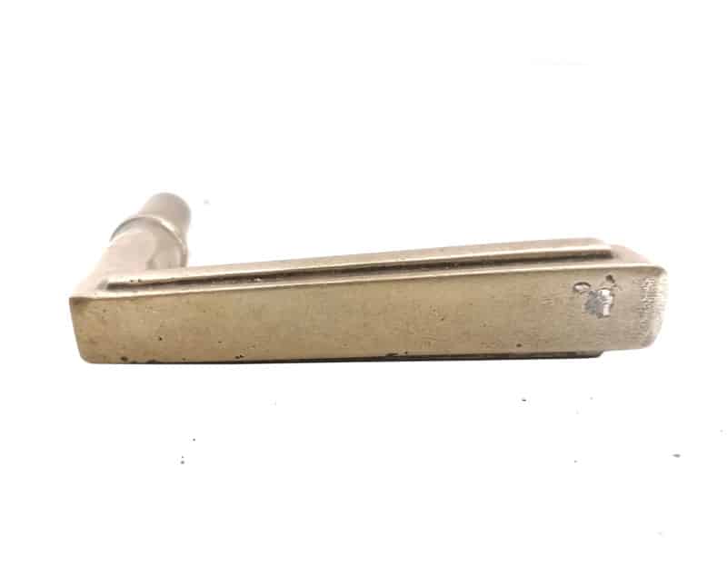 Türdrücker Bauhaus 1920 Türklinke Messing vernickelt alt 16.9 mm 10er Vk
