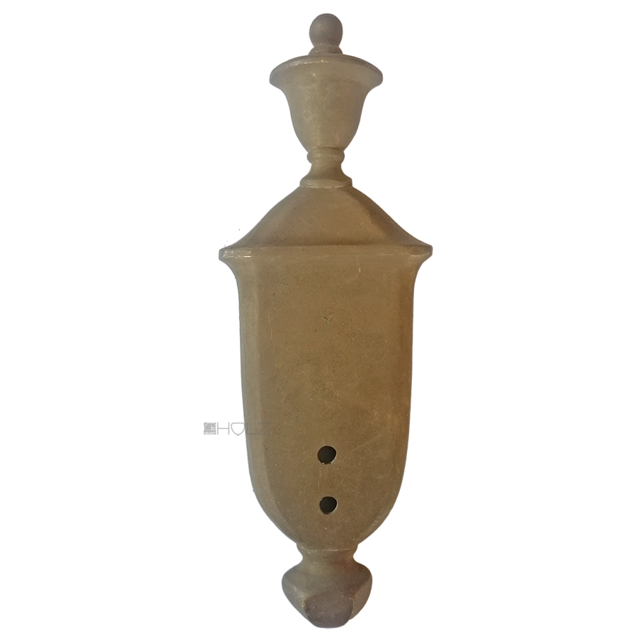 Bronze Beschlag antik Vase alt 21cm 195gr.