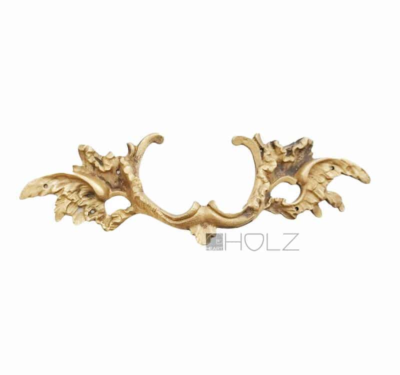 Möbel Antik Schubladengriff Bronze Griff feuervergoldet Möbel Beschlag 20 cm