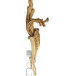 Bronze Möbel Rocaille Beschlag feuervergoldet plane Auflage 20 cm