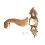 Halbgriff antik Fensterolive alt Halbolive Fenstergriff 43mm