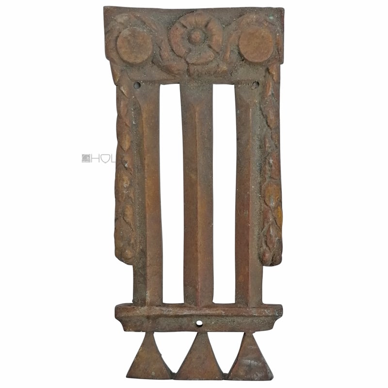 Bronze Möbelbeschlag antik Patina alt klassizistisch 52x108