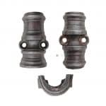Antik Fenster Basküle Riegel Kloben alt Stange 16mm halbrund