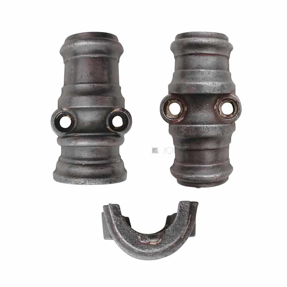 Stangenführung antik Basküle Treibriegel alt Triebstange Führung Antik Fenster Basküle Riegel Kloben alt Stange 16mm halbrund