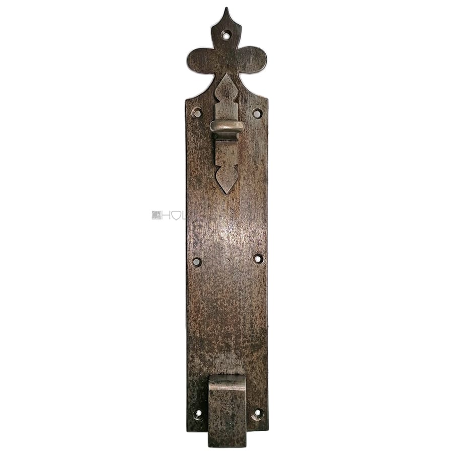 Tür Feststeller antik geschmiedet alt Türriegel 33cm