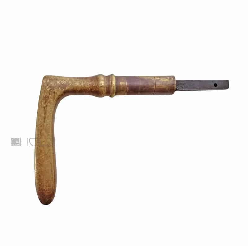 Kastenschloss Türdrücker alt 1920er Türklinke 16.2 mm 9er Vk