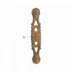Bronze Möbelgriff antik Türgriff Schubladengriff Blüten 14cm