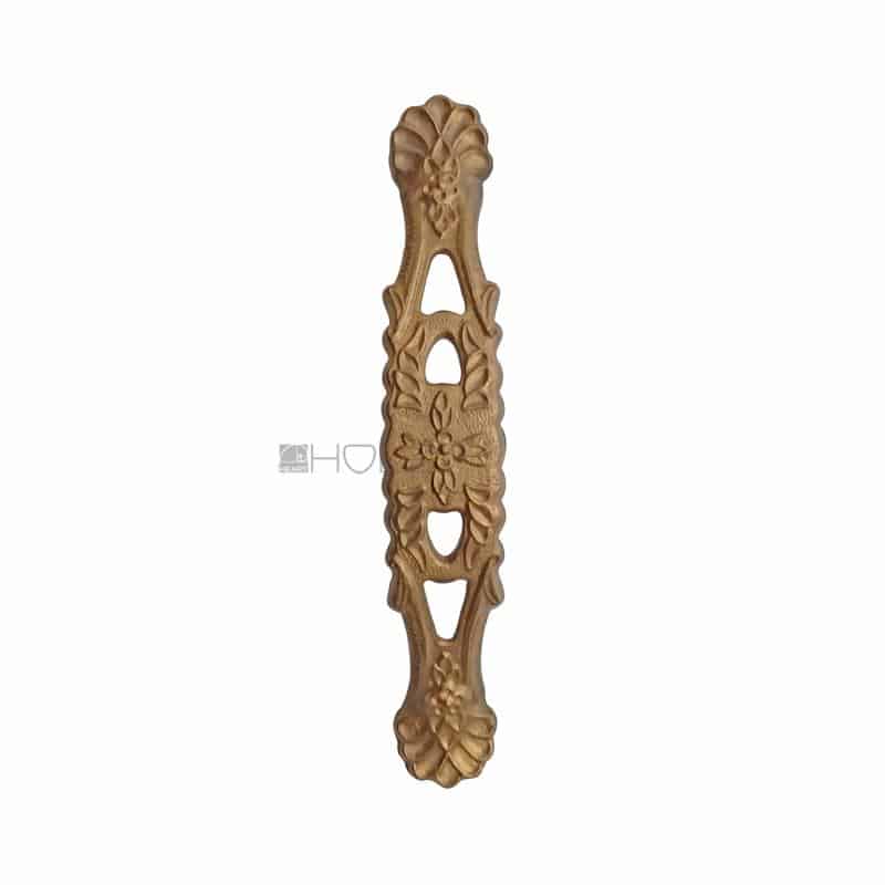Bronze Möbelgriff antik Türgriff Schubladengriff Blüten 14cm