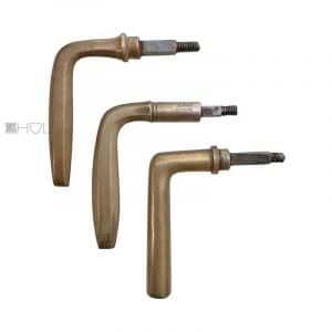 Türdrücker Bauhaus einseitig Drückerblende Türklinke alt 8/9er Vk