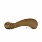 Berliner Welle antik Türdrücker alt Türgriffe Messing Türklinken 14.5 mm 8er Vk
