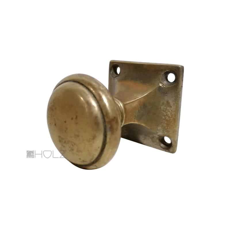 Jugendstil Türknauf Messing alt Avantgarde antik Türgriff 43 mm