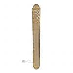 Fingerplatte antik Tür Langschild Frankreich Griffplatte Messing Gitter alt 52cm