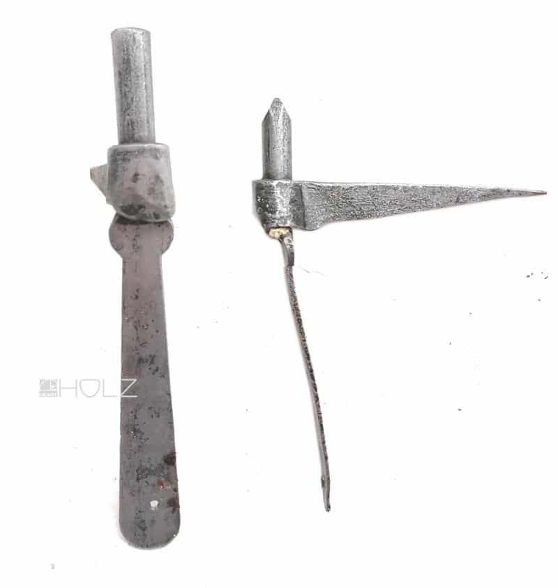 Stützkloben antik geschmiedet Türkloben Türband Eisen alt 11mm