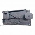 Einfaches Türschloss Schrankschloss antik geschmiedet alt Türschloss Schrank Eisen 17cm