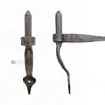 Stützkloben antik geschmiedet Türkloben Eisen Türband alt 13mm