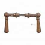 Türdrücker antik schwere Türklinken Kugel alt Bronze 16.3 mm 10er Vk