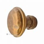 Vorhangstange Endstück antik Vorhanghalter Messing alt 57 mm