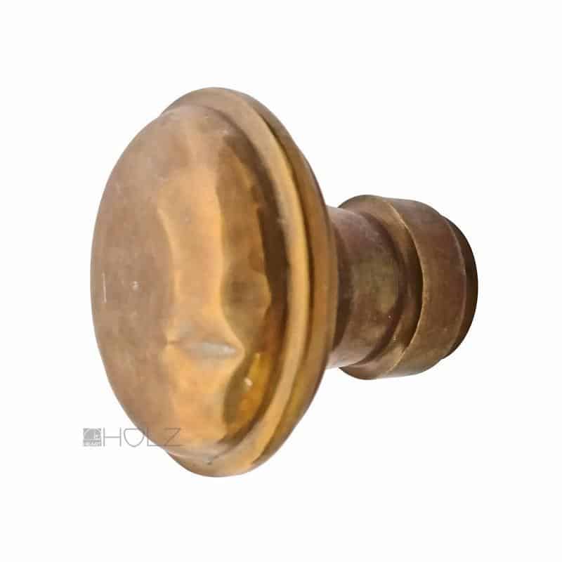 Vorhangstange Endstück antik Vorhanghalter Messing alt 57 mm