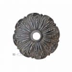 Rosette antik Zink Lampe Kerzenleuchter Restauration alt 70mm